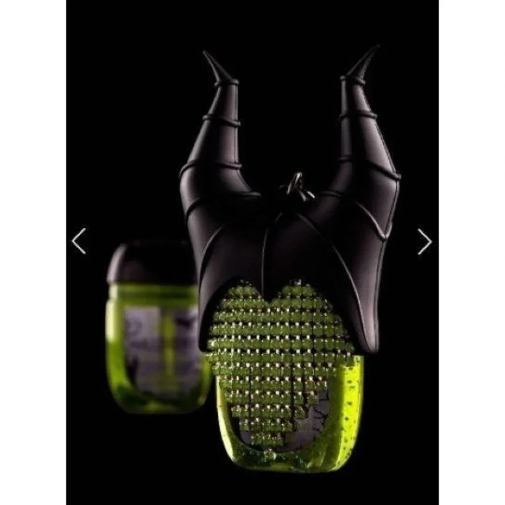 Bath And Body Works Maleficent Bling Pocketbac Holder Disney Villains w Santizer